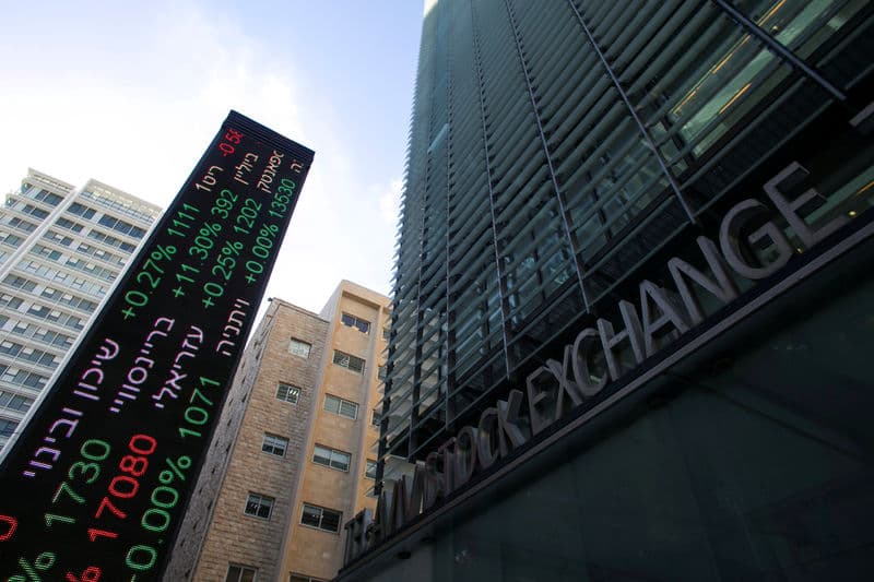 Israel stocks higher at close of trade; TA 35 up 0.55%