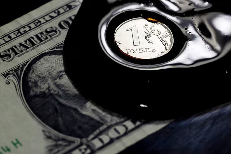 Russia's oil revenues have collapsed to a 5-year low due to sanctions and a strong ruble